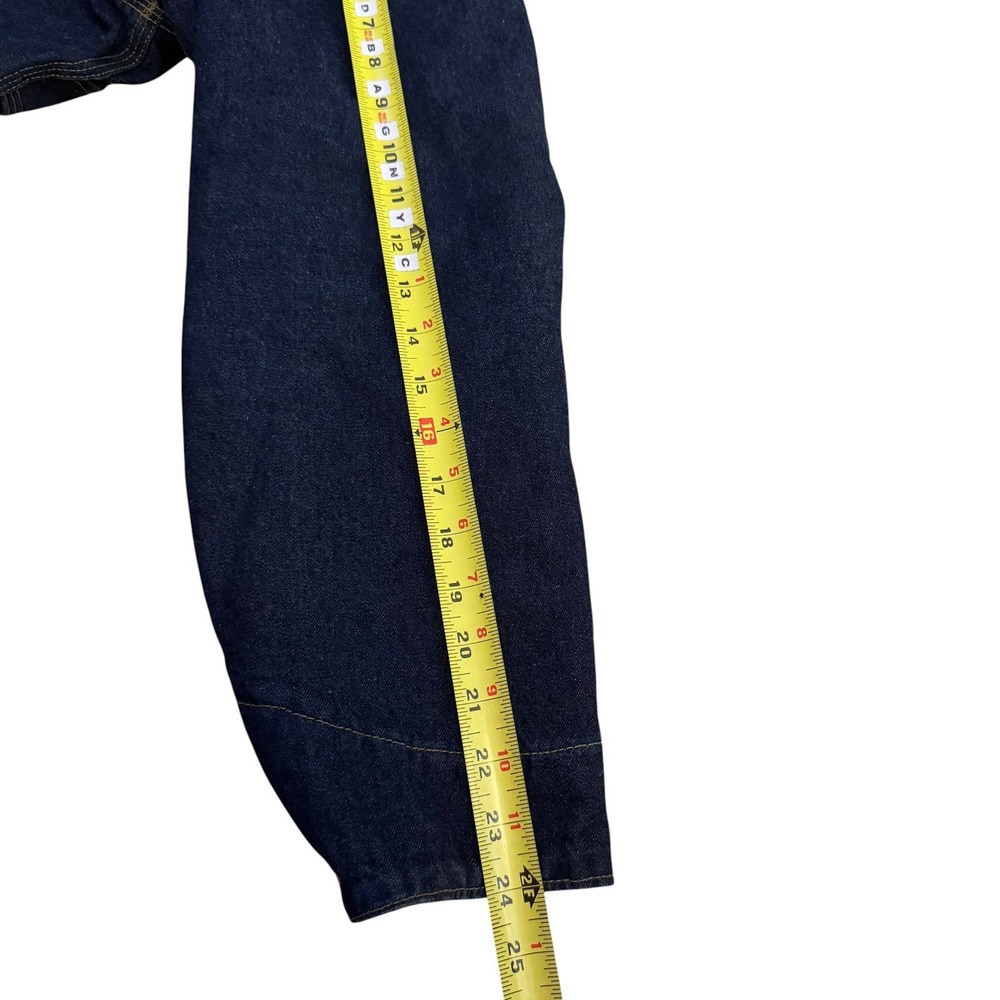 Carhartt Full Swing Chore Coat Denim Sherpa Fleece Lined Jacket XL Blue Great - Picture 10 of 14